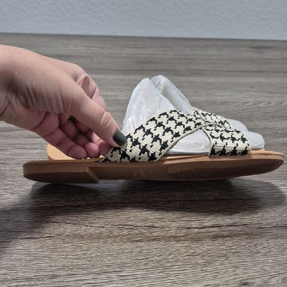 🎁3/$30🎁 Stylish Houndstooth Women's Sandals - Picture 5 of 14
